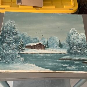 Winter Landscape Canvas Art